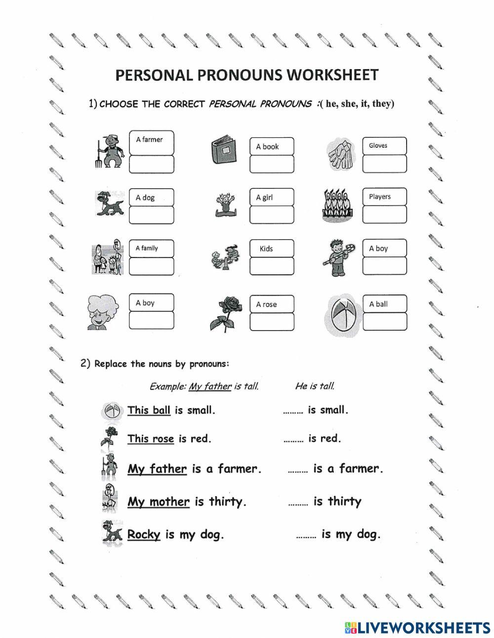 Personal Pronouns