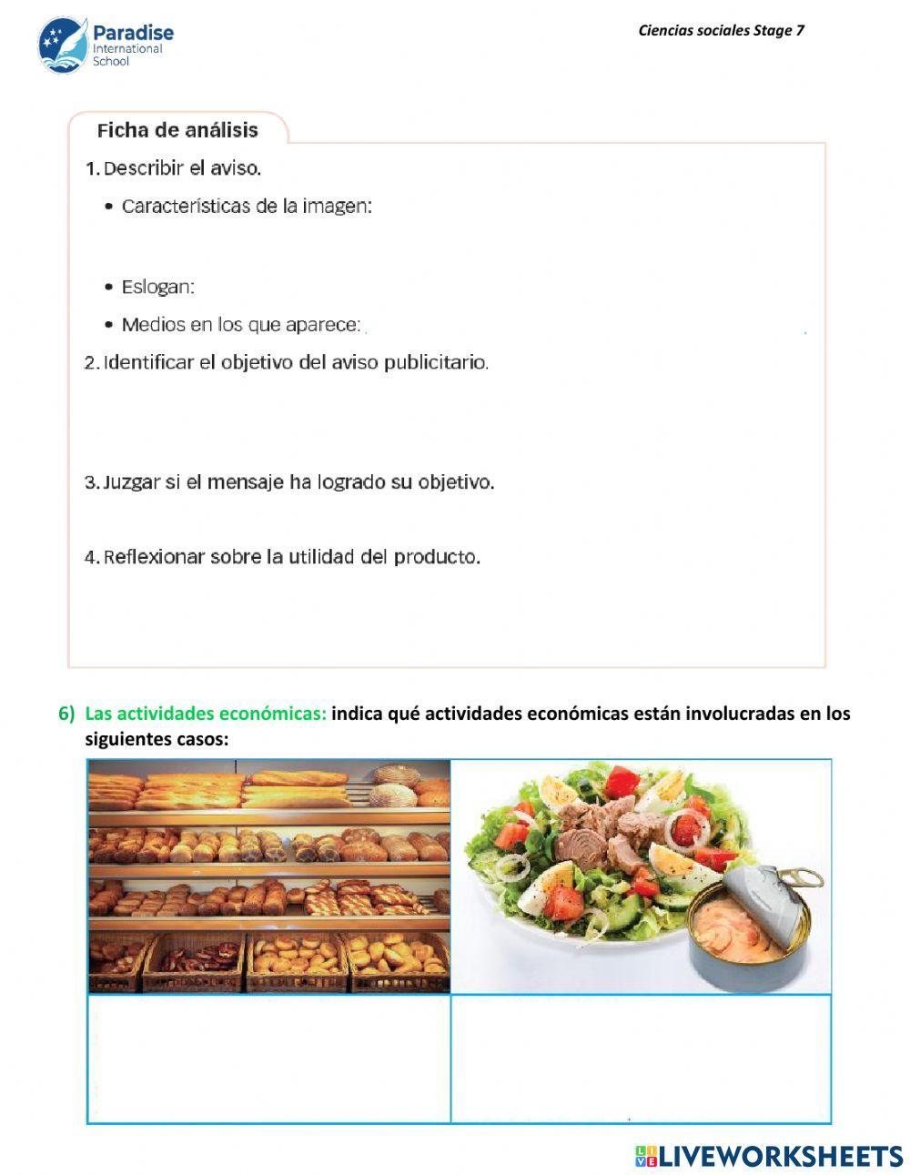 Las actividades económicas