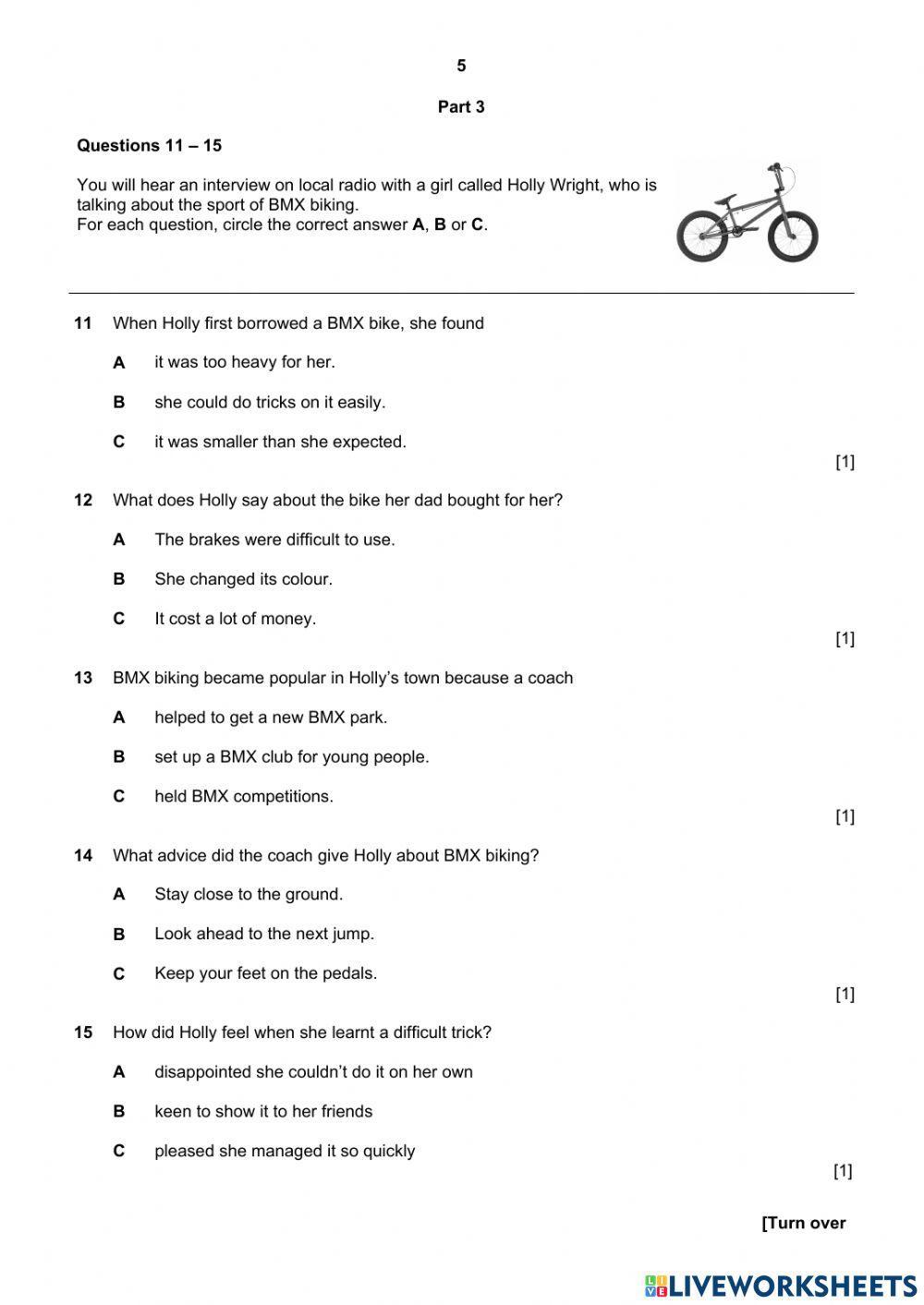 Checkpoint Listening