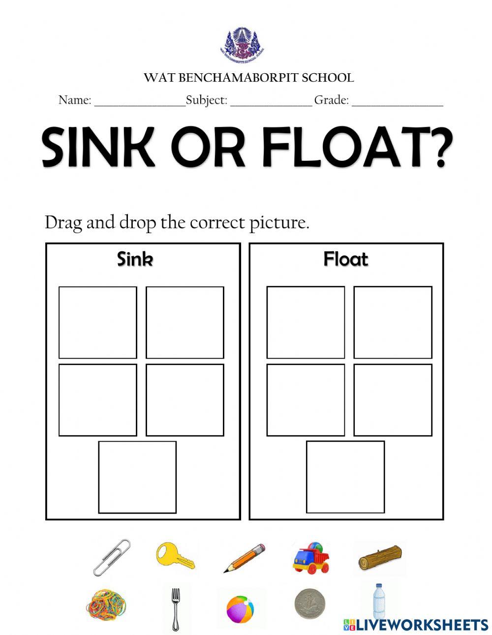 Sink or Float? 3491495 TeacherAnaliza Live