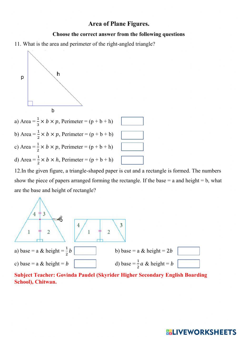 Mensuration