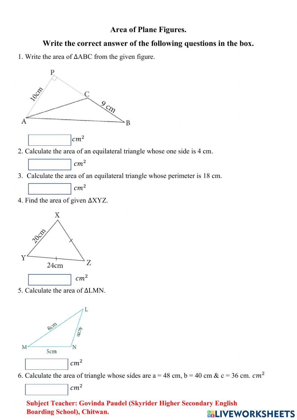 Mensuration