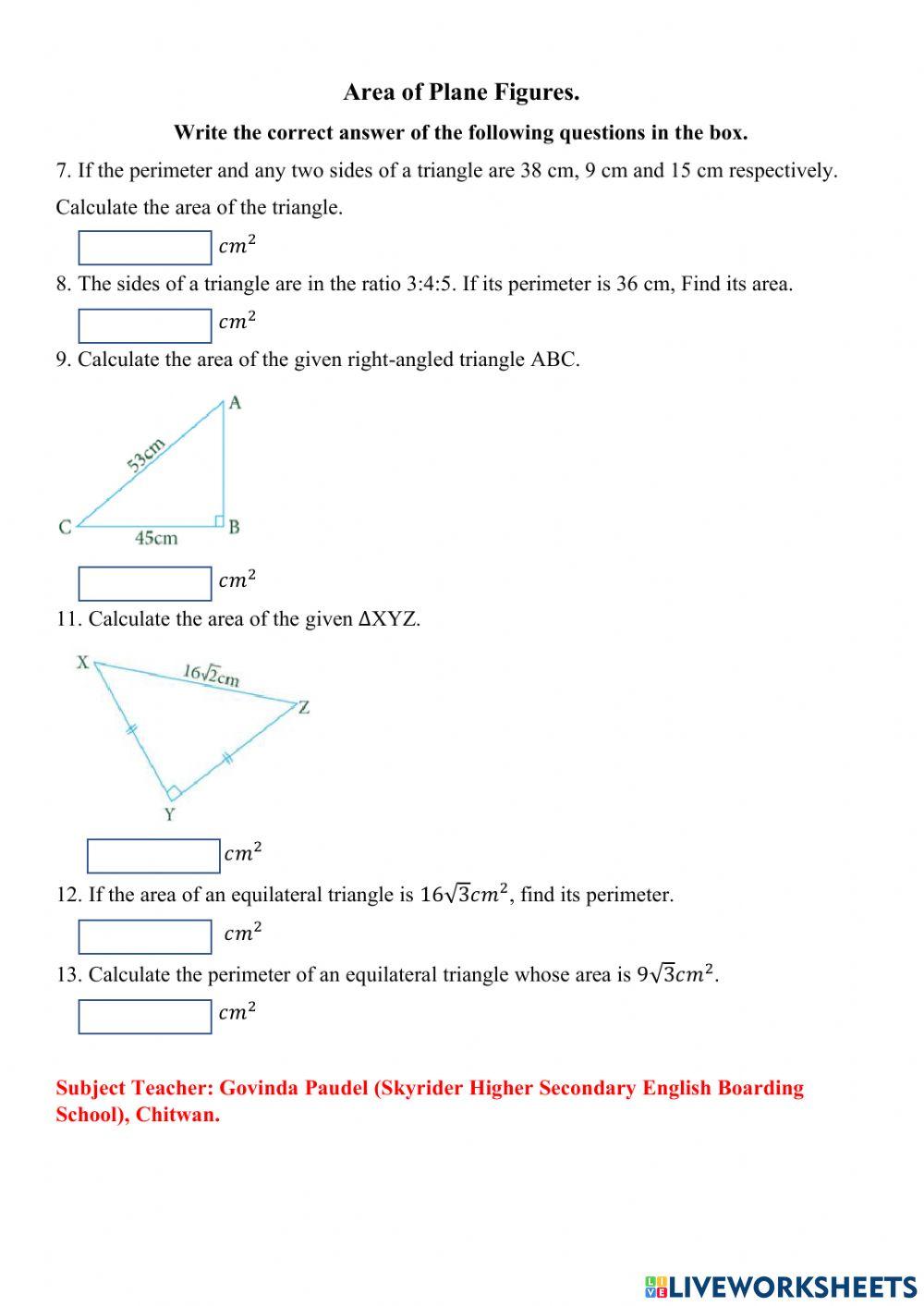 Mensuration