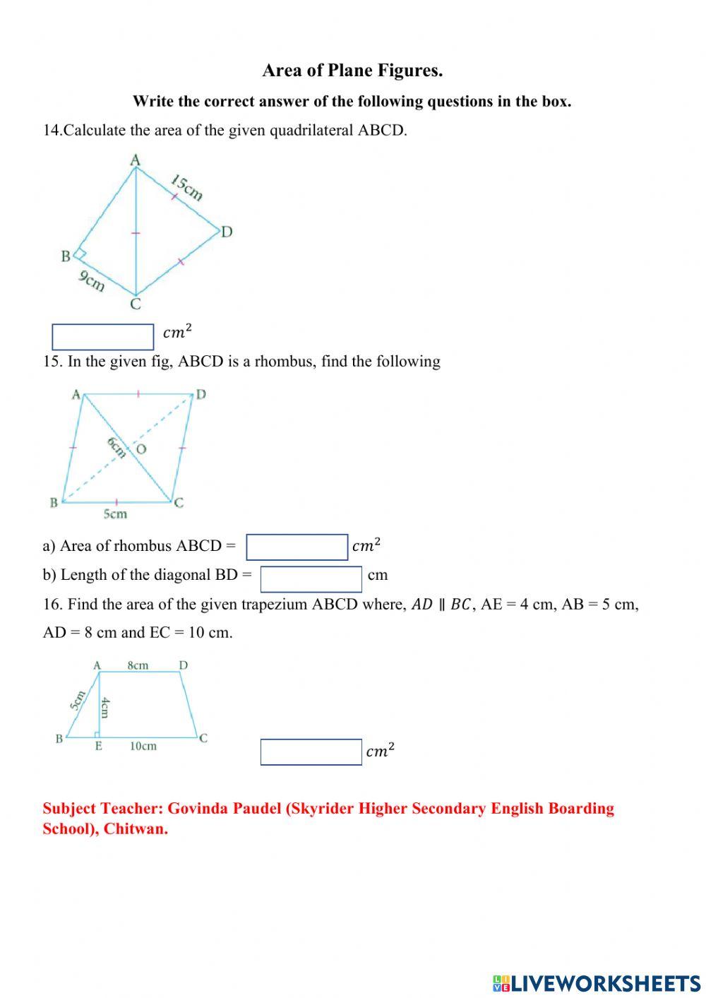 Mensuration