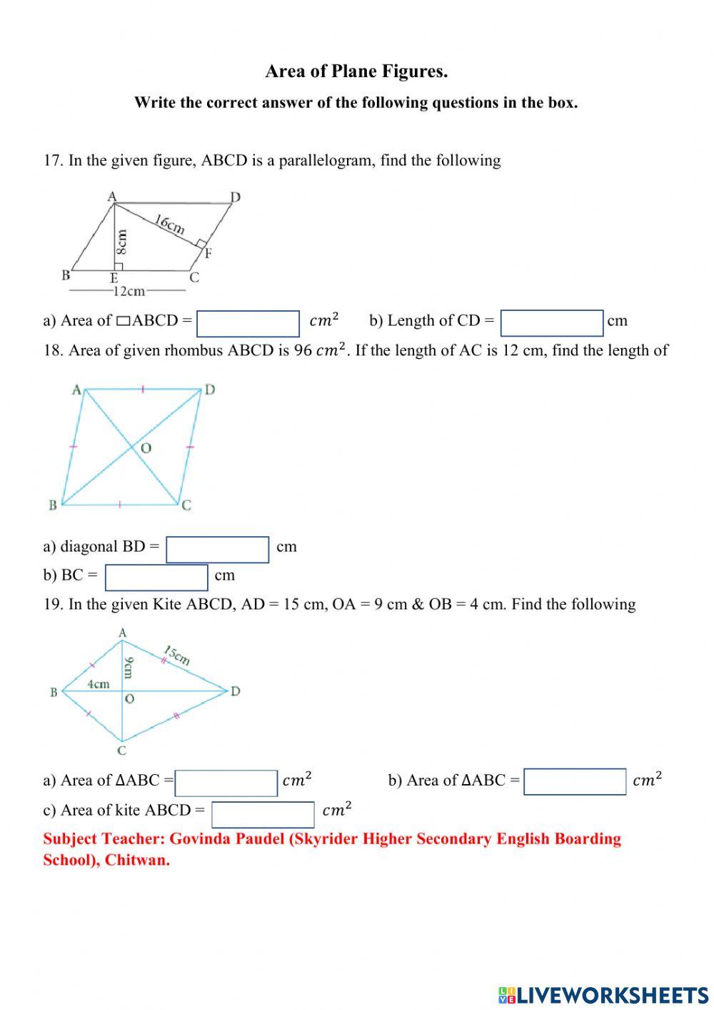 Mensuration