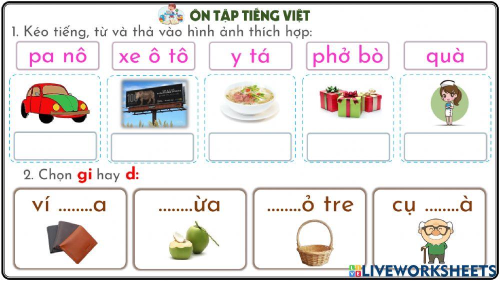 Ôn tập Tiếng Việt Tuần 6