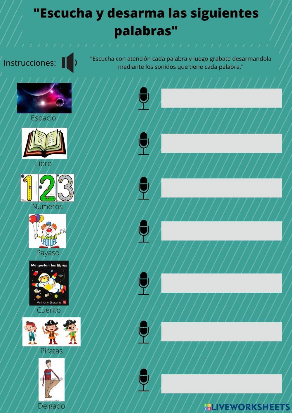Evaluación analisis fonemico