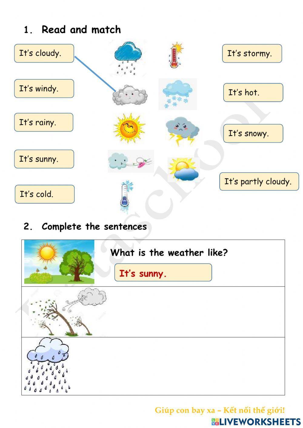 BE1A - The weather - TOPIC 6