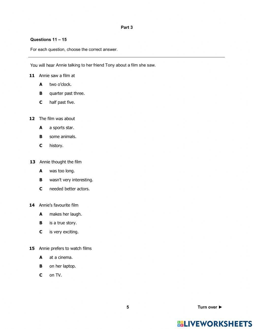 Found 1 - ket listening practice test 2