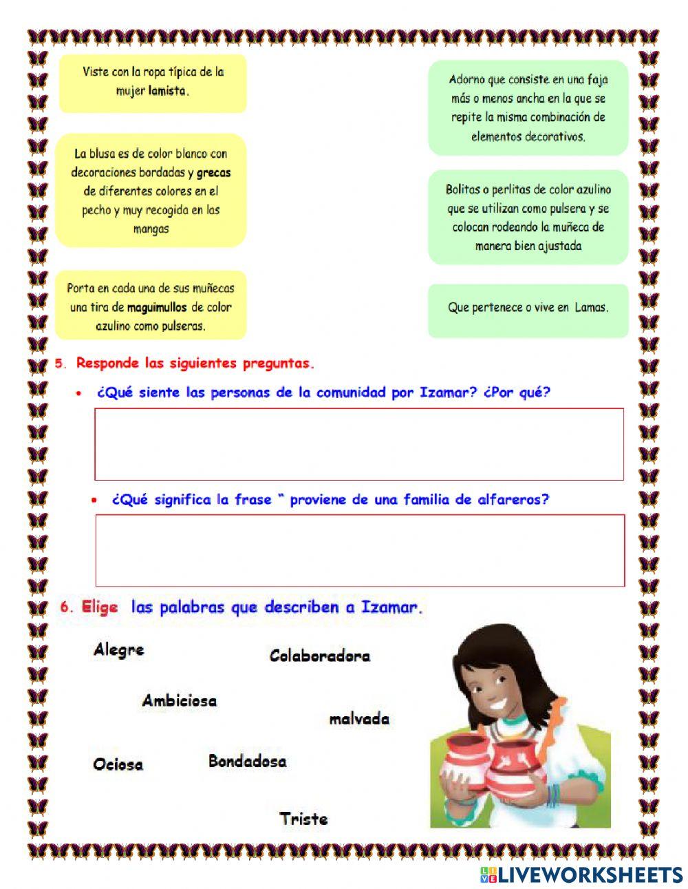 Izamar: LA ALFARERA DE MI COMUNIDAD