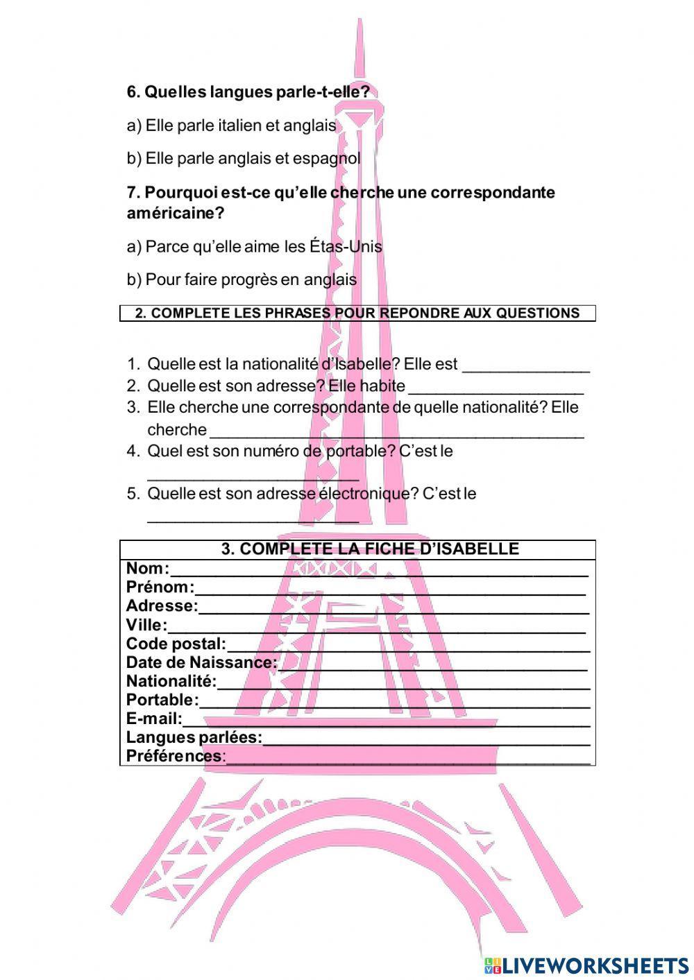 Compréhension Écrite