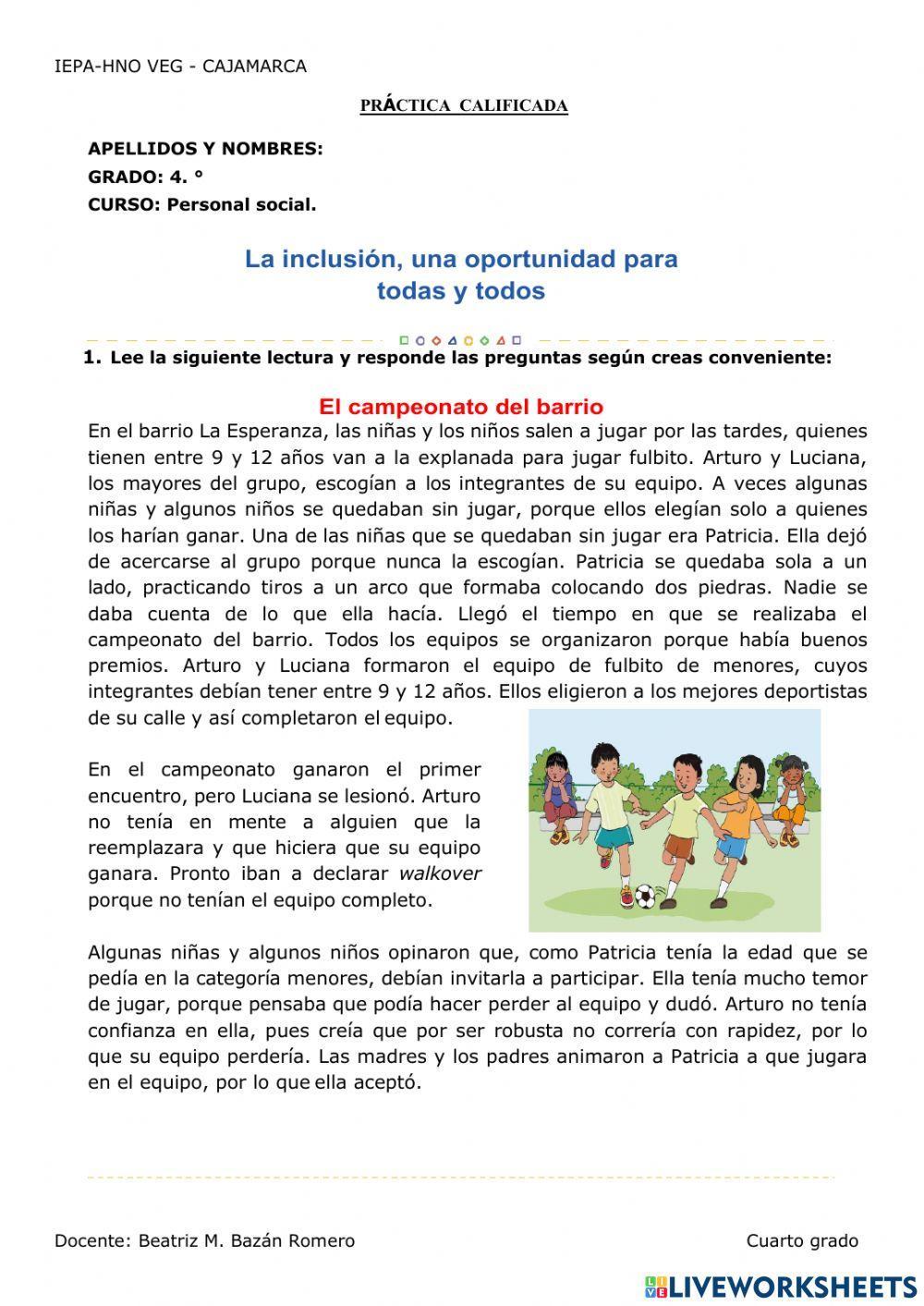 La inclusión, una oportunidad para todas y todos