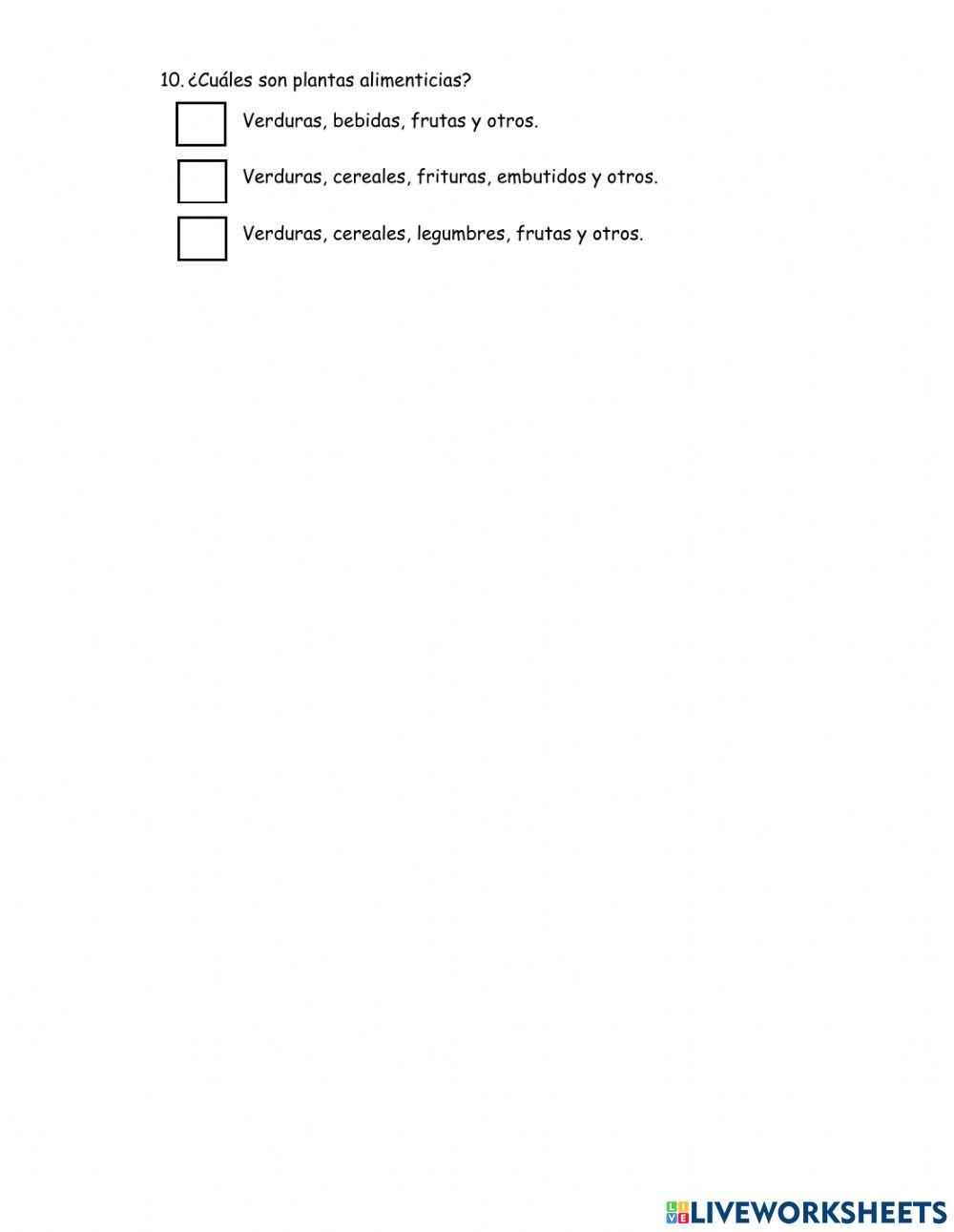 Ciencias Naturales - Actividad Final