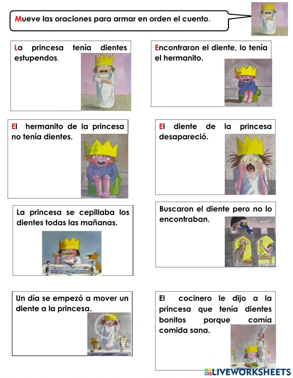 Armar cuento se me ha caído un diente