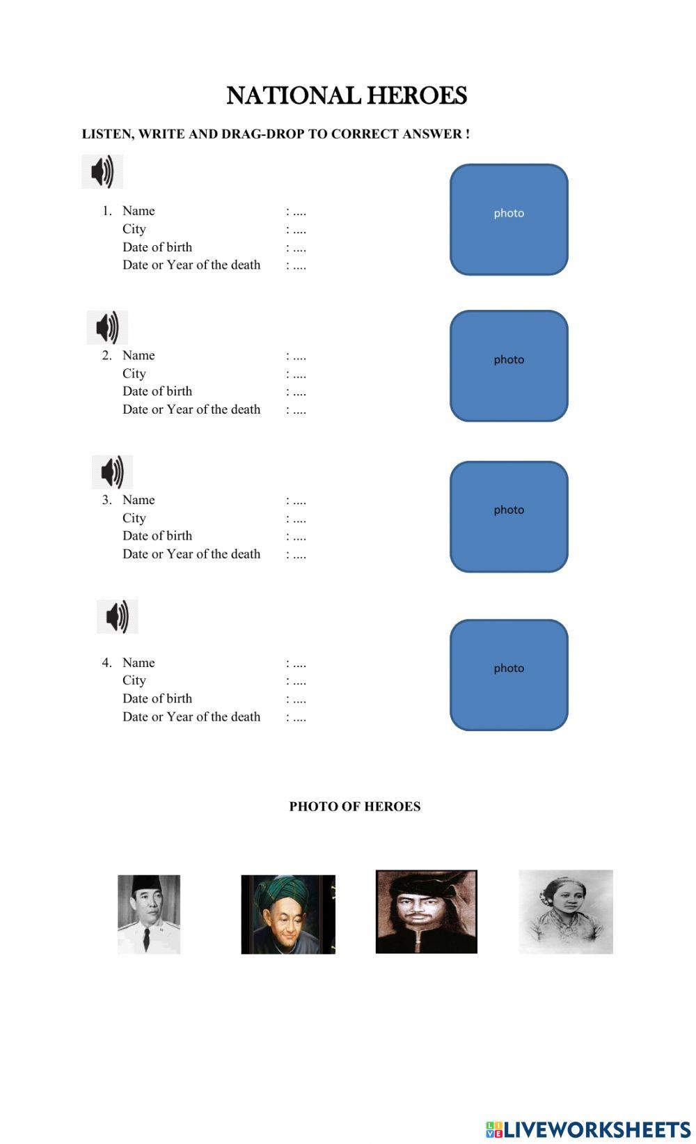 The national hero of indonesia