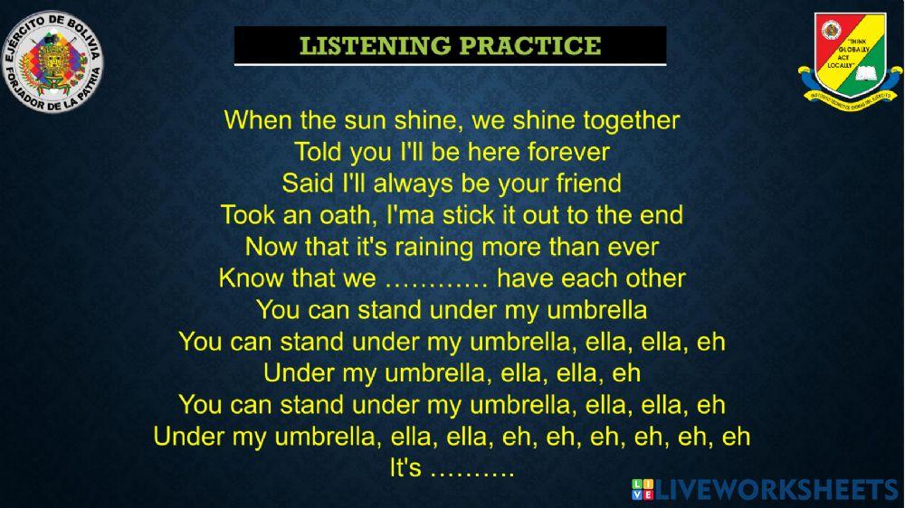 Umbrella song