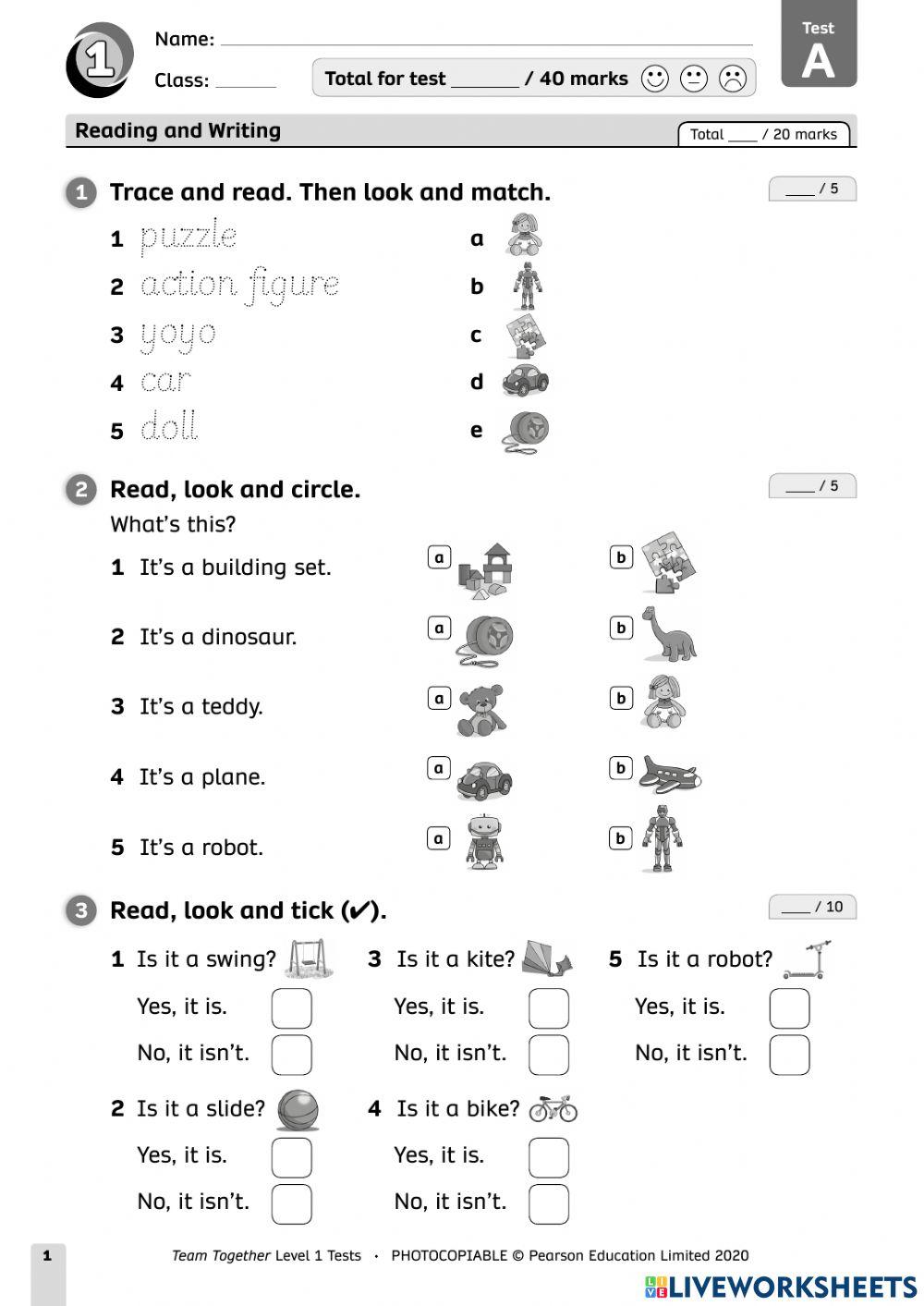 Team Together Unit 1