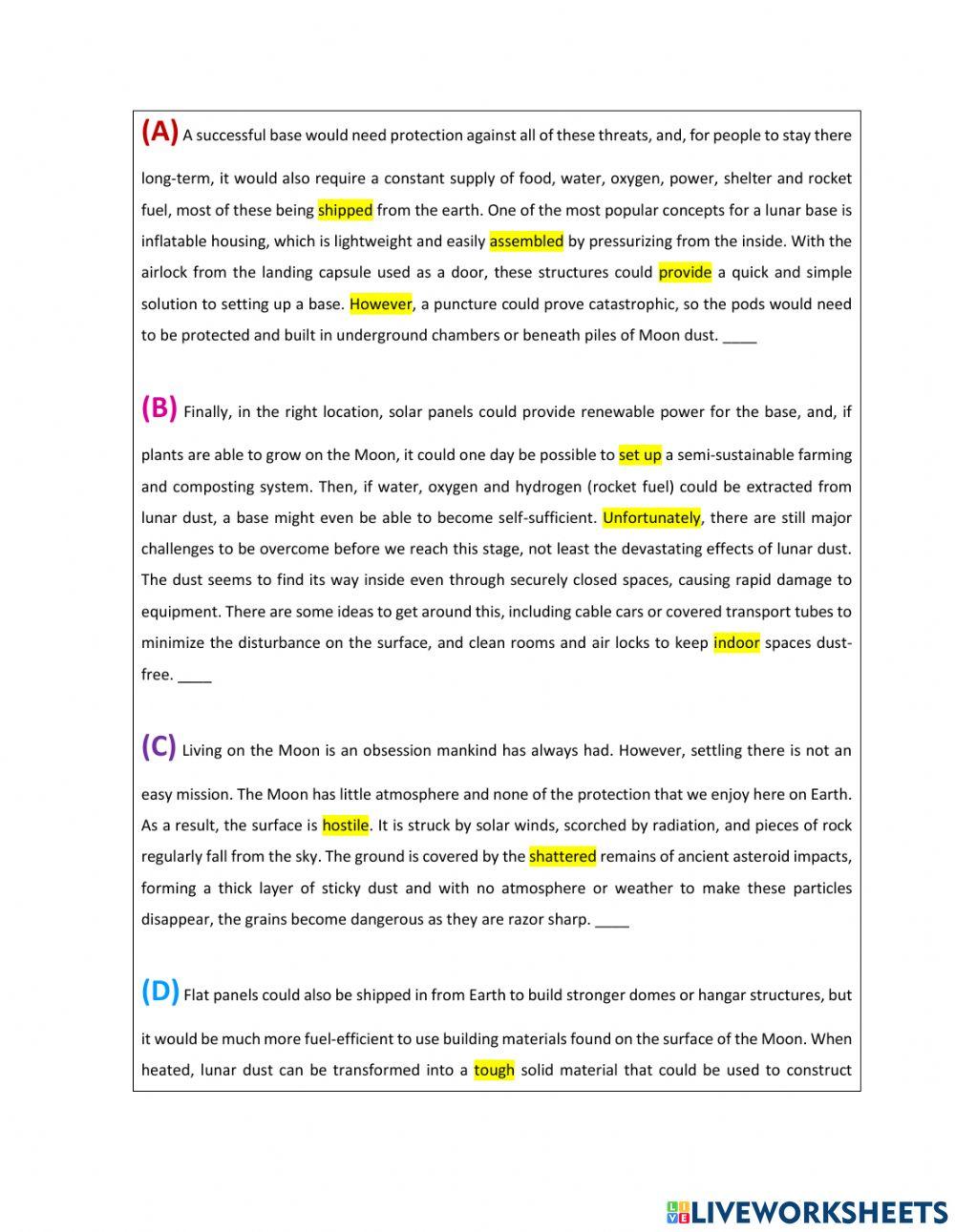 The Future and the Space