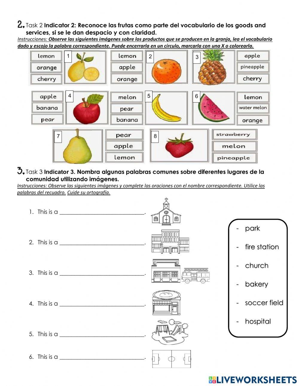 II Instrumento de Evaluación Sumativa de 3ro