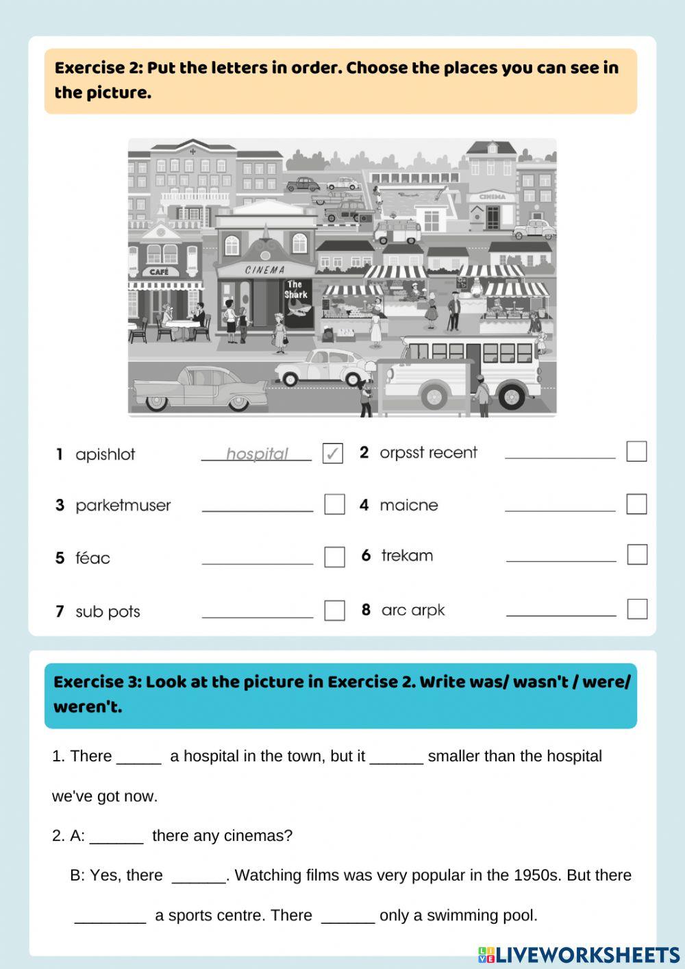 Unit 9 I love my town