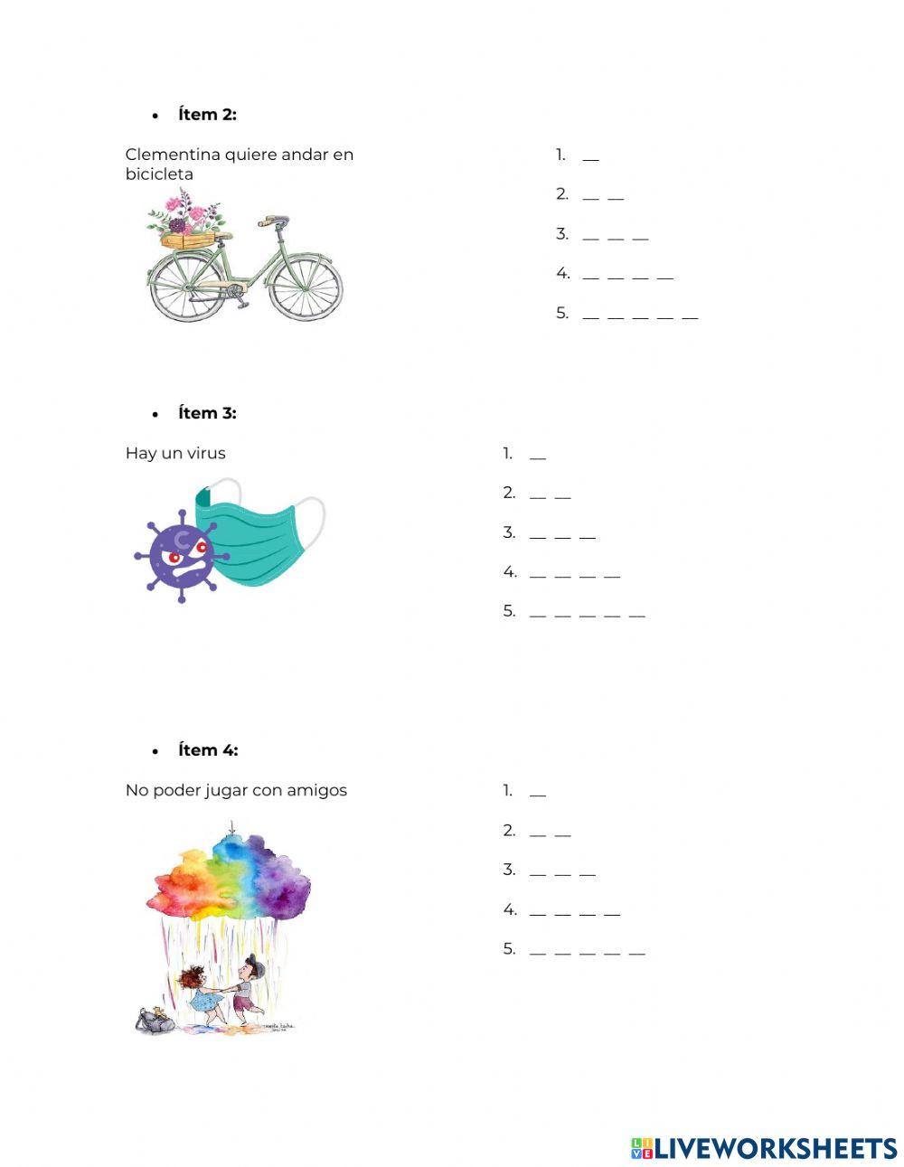 Tarea de evaluación NIVEL INICIAL