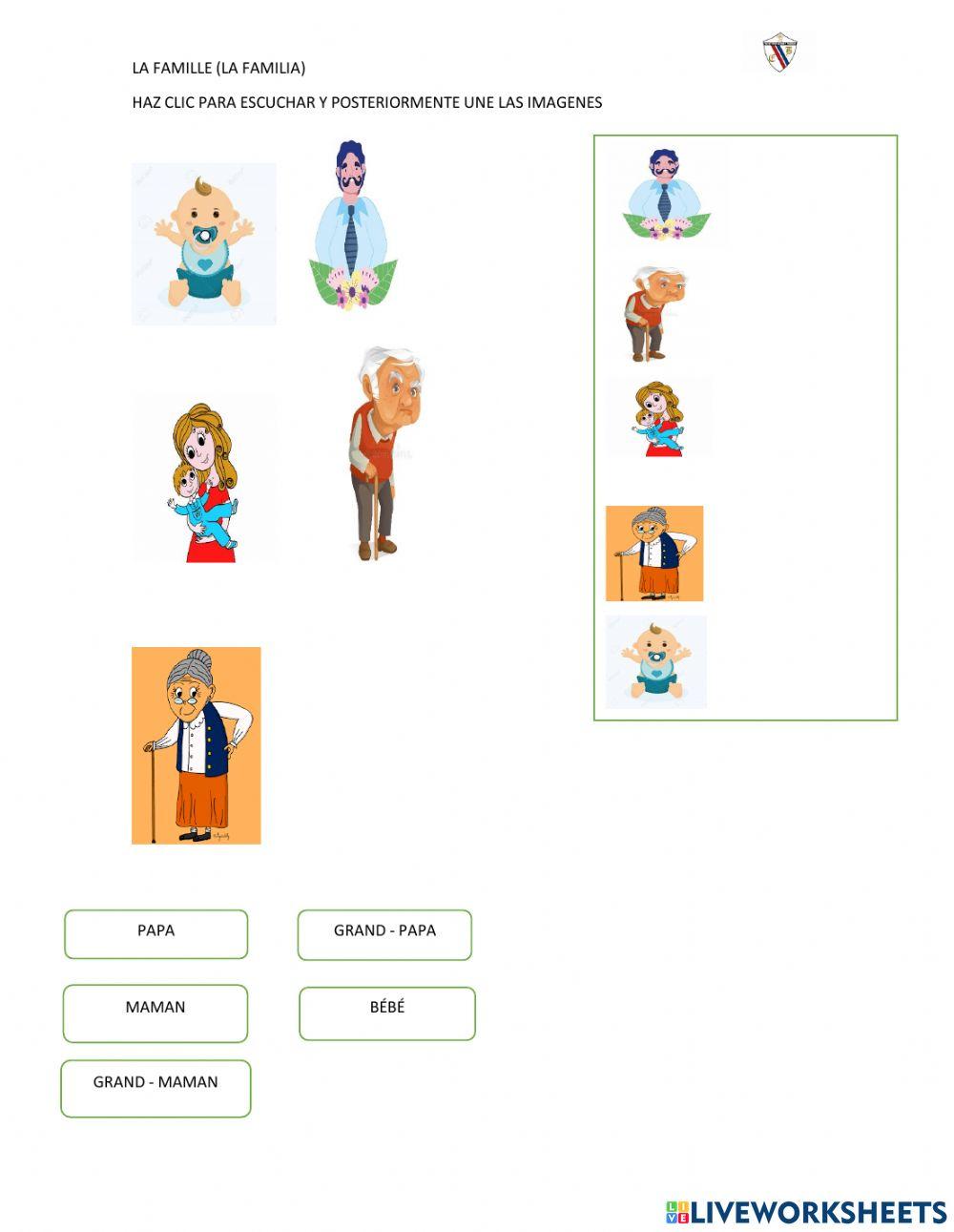 la famille en maternelle