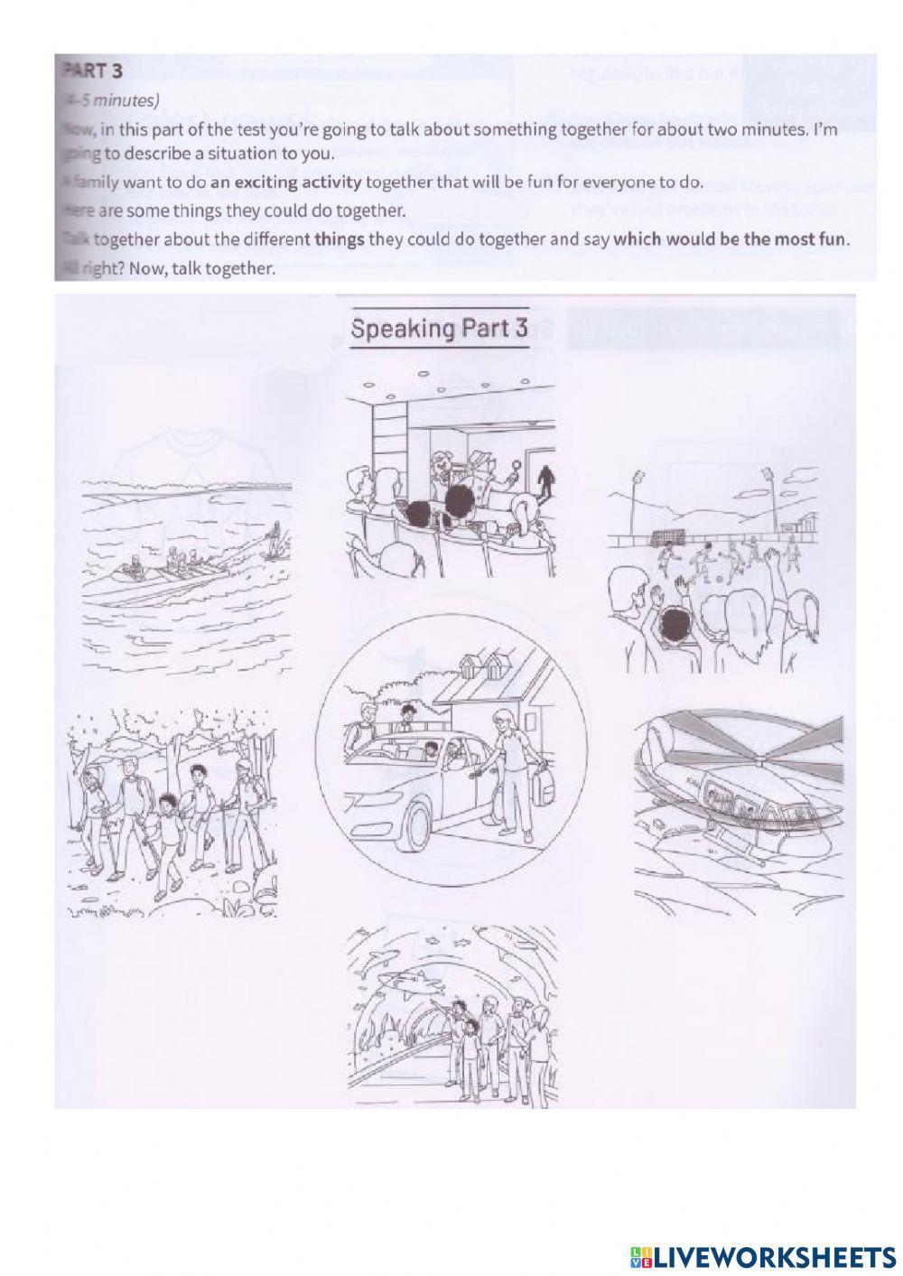 SPEAKING PART 3 AND 4