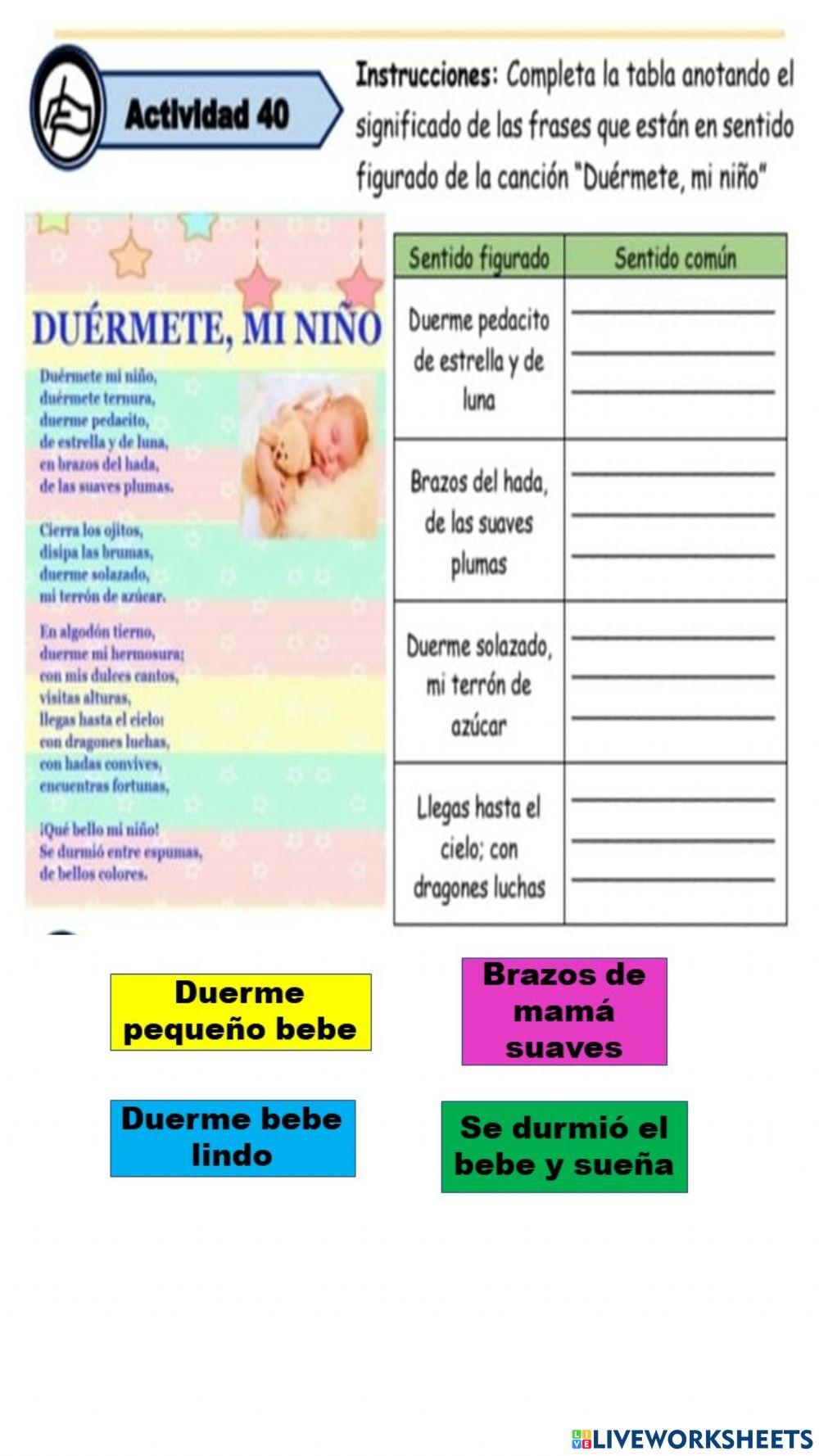 Canciòn para dormir