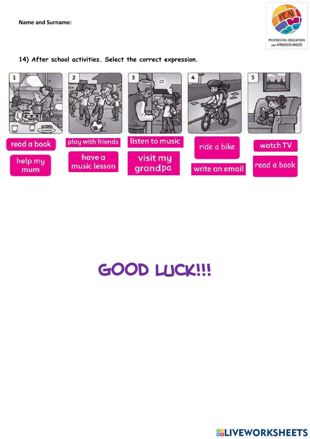 Family and Friends 2- Units 1 to 6