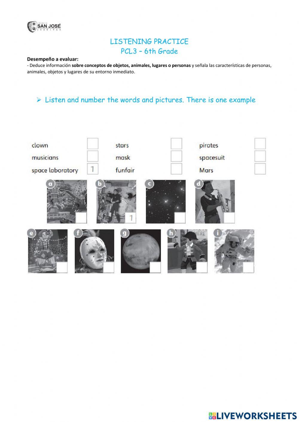 Listening who which where