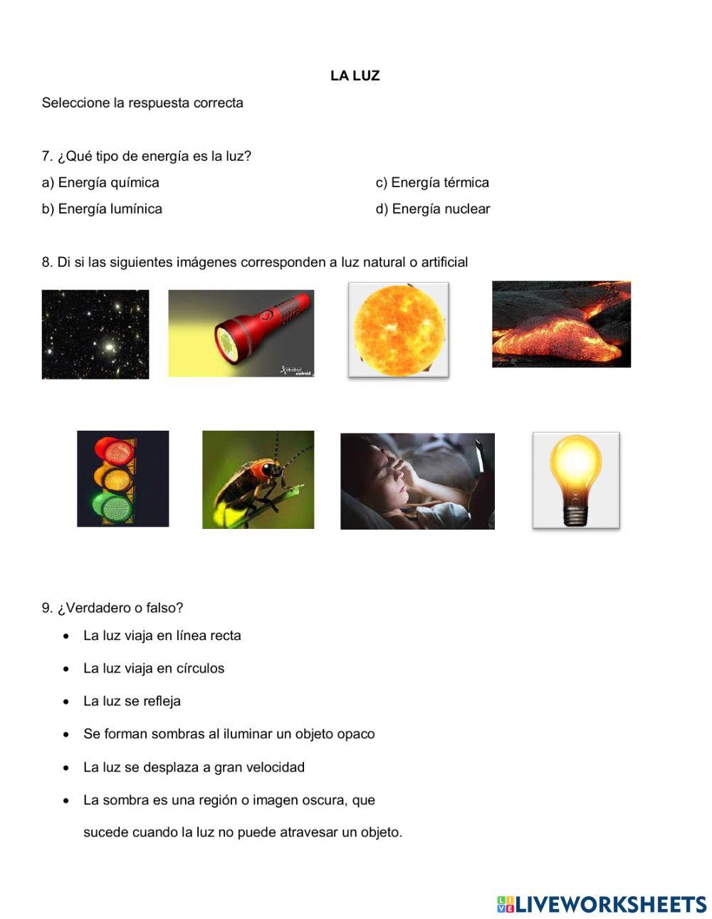 Energía, Luz y Sonido