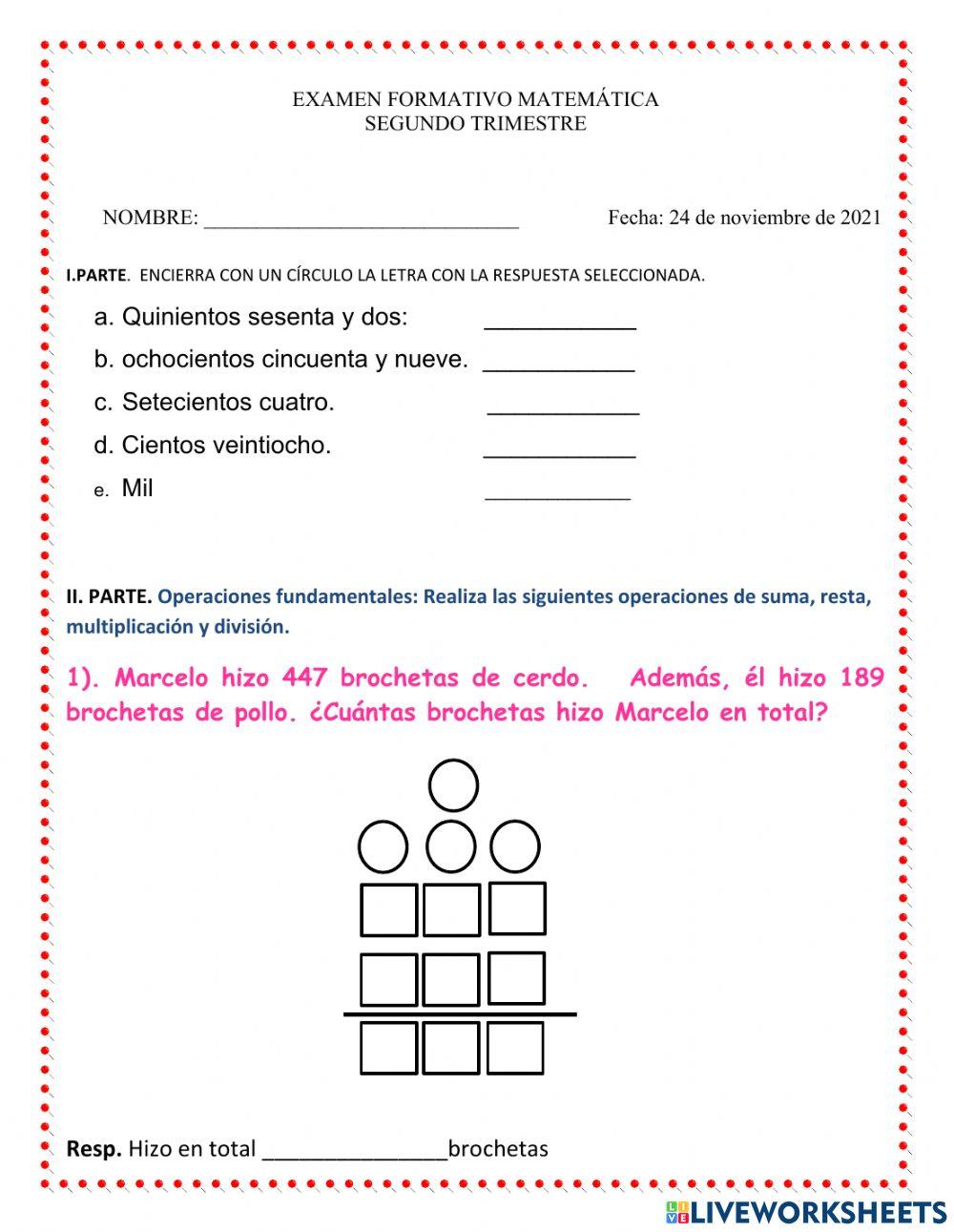 Operaciones fundamentales
