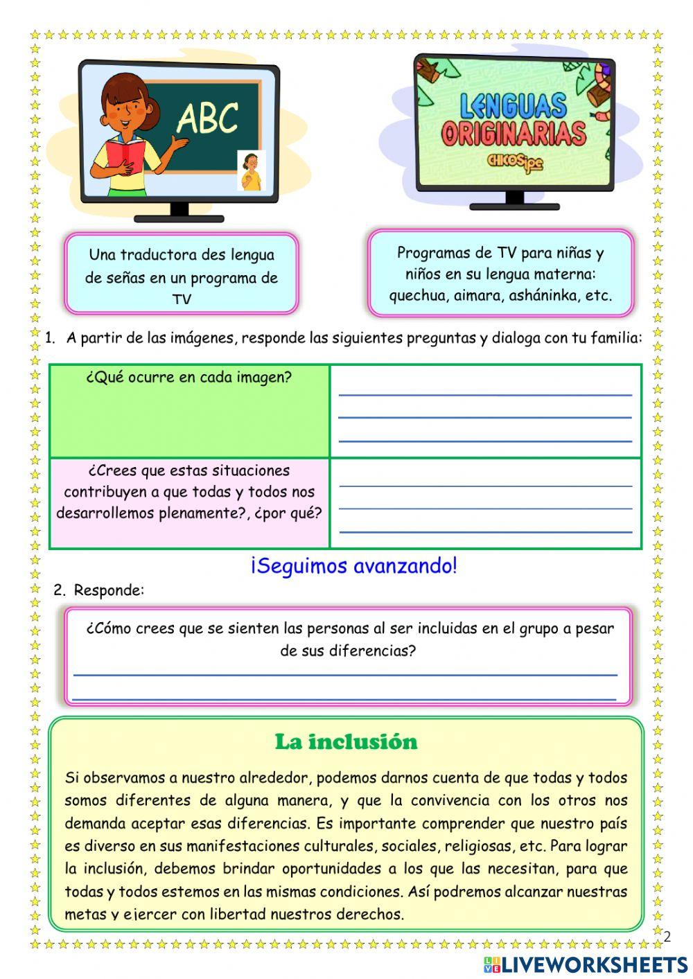 Reflexionamos sobre cómo la inclusión contribuye a que todas y todos nos desarrollemos plenamente.