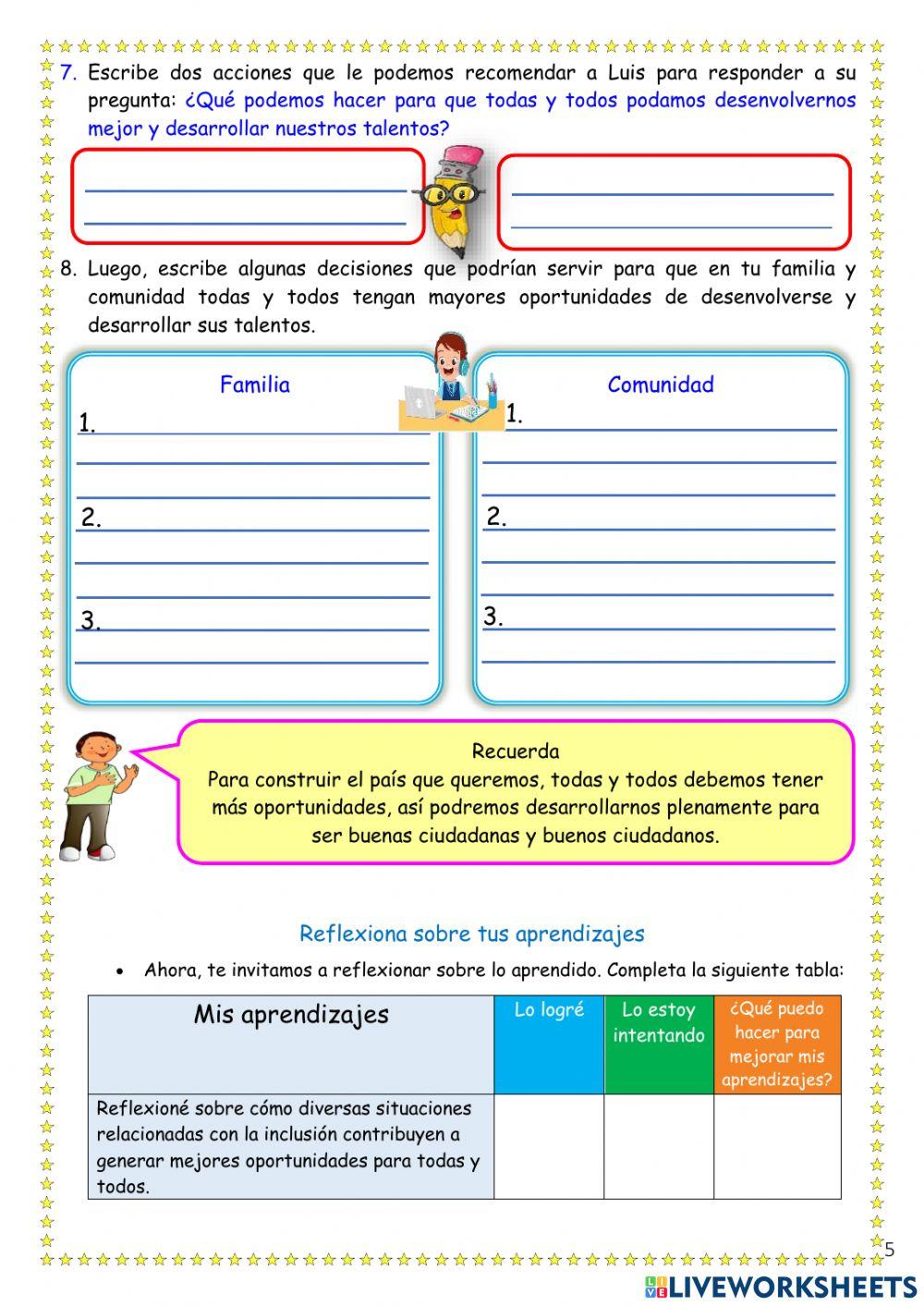 Reflexionamos sobre cómo la inclusión contribuye a que todas y todos nos desarrollemos plenamente.