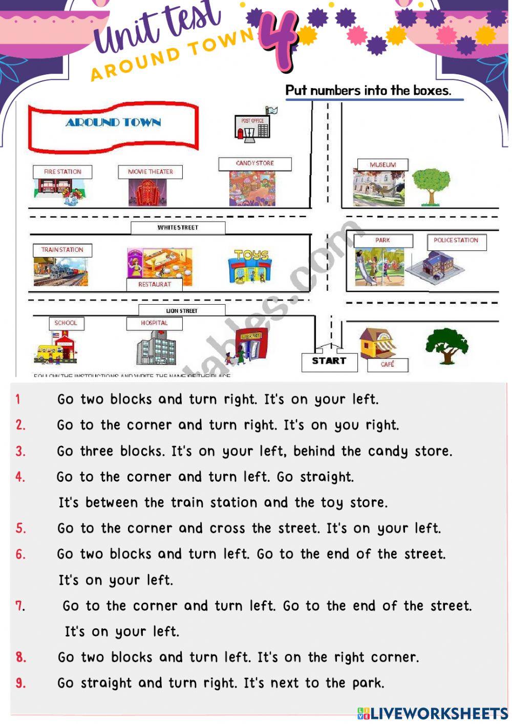 Unit 4 - Around Town