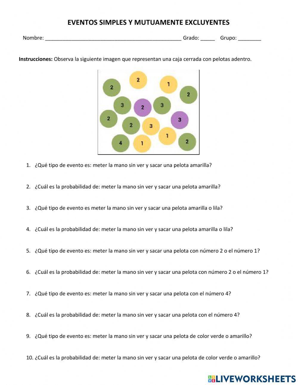 Eventos mutuamente excluyentes