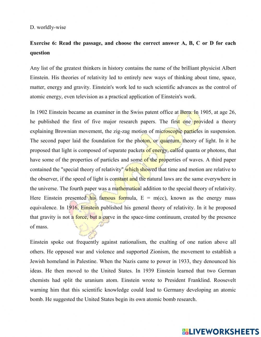 Unit 1: stories life: nâng cao