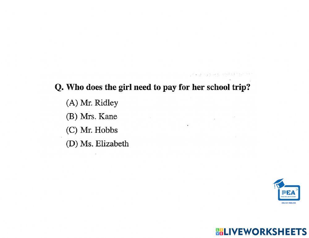 Week 14-listening for details