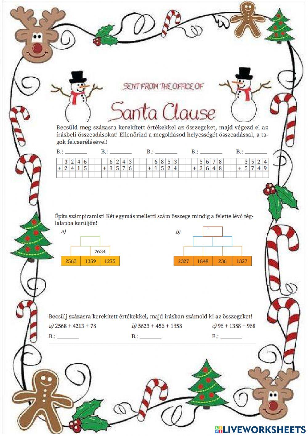 Összeadás 10 000-es sz.k.-ben