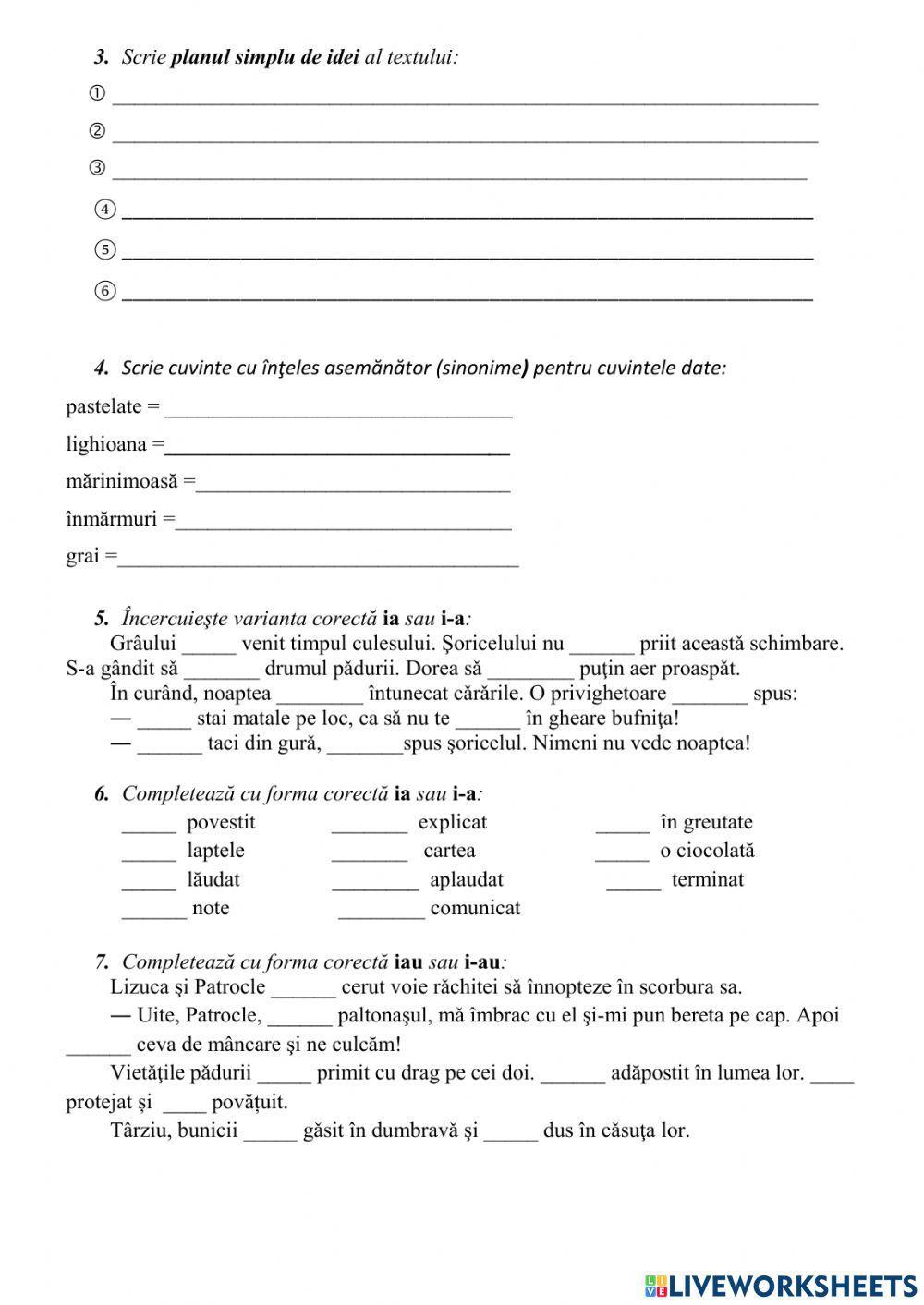 Evaluare ,,Magia cartilor”