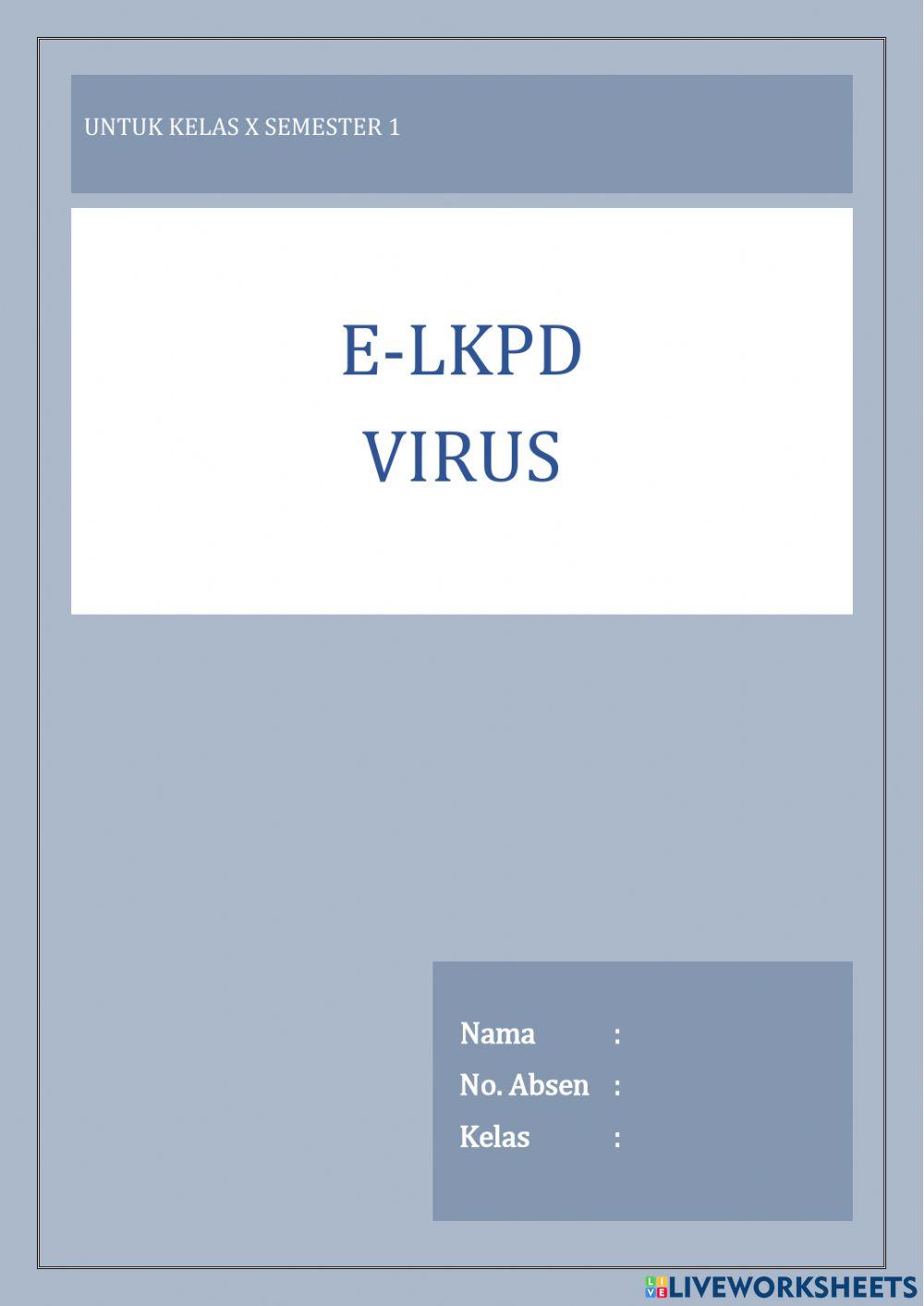 E-LKPD Virus