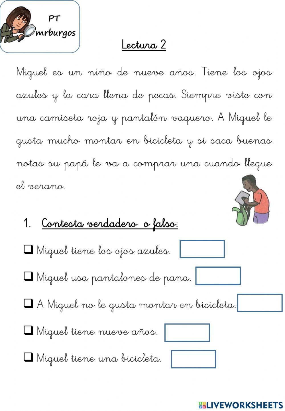 Lectura comprensiva 2