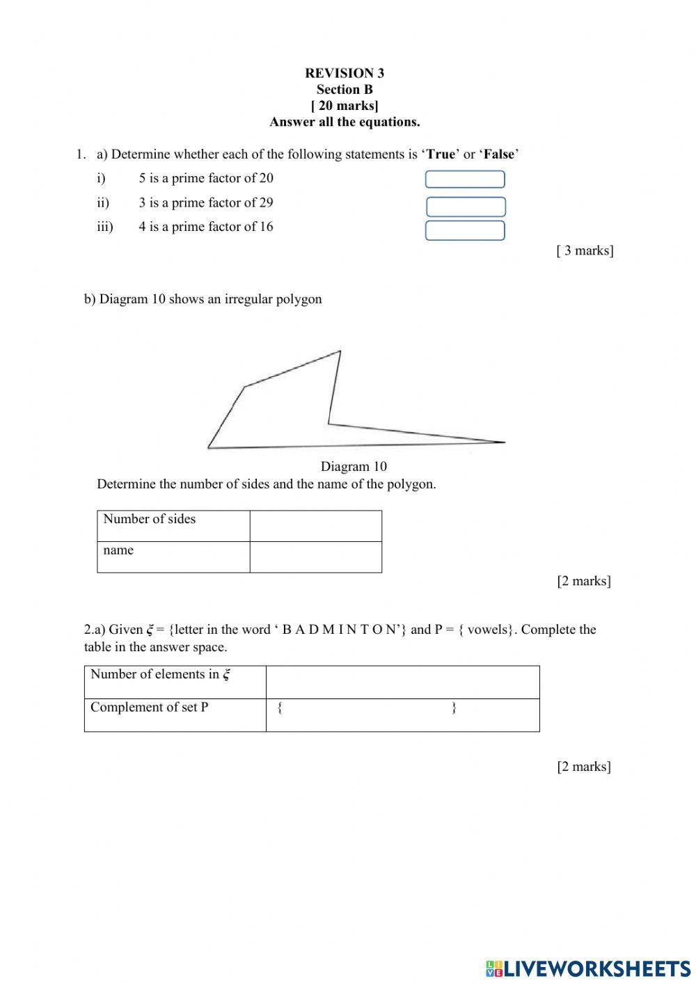 Revision 3 form 1