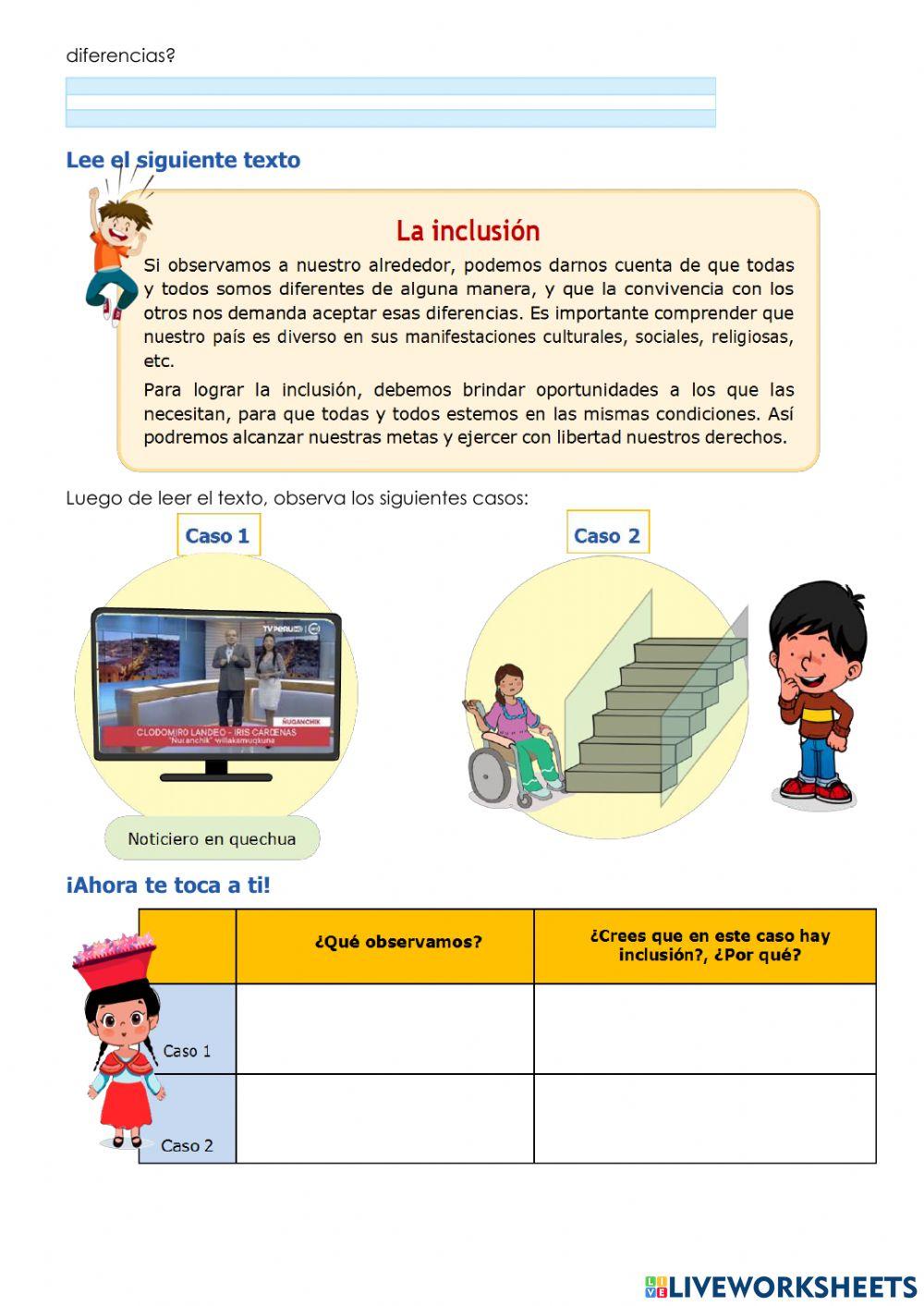Reflexionamos sobre cómo la inclusión contribuye a que todas y todos nos desarrollemos plenamente