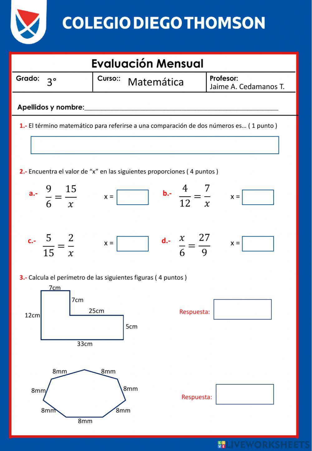 3Mate - Examen noviembre