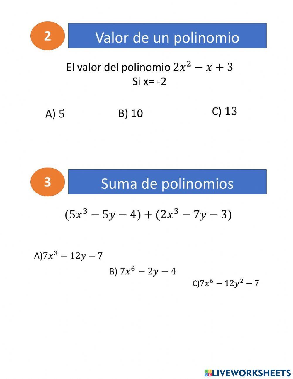 Repaso Expresiones Algebraicas y Productos Notables