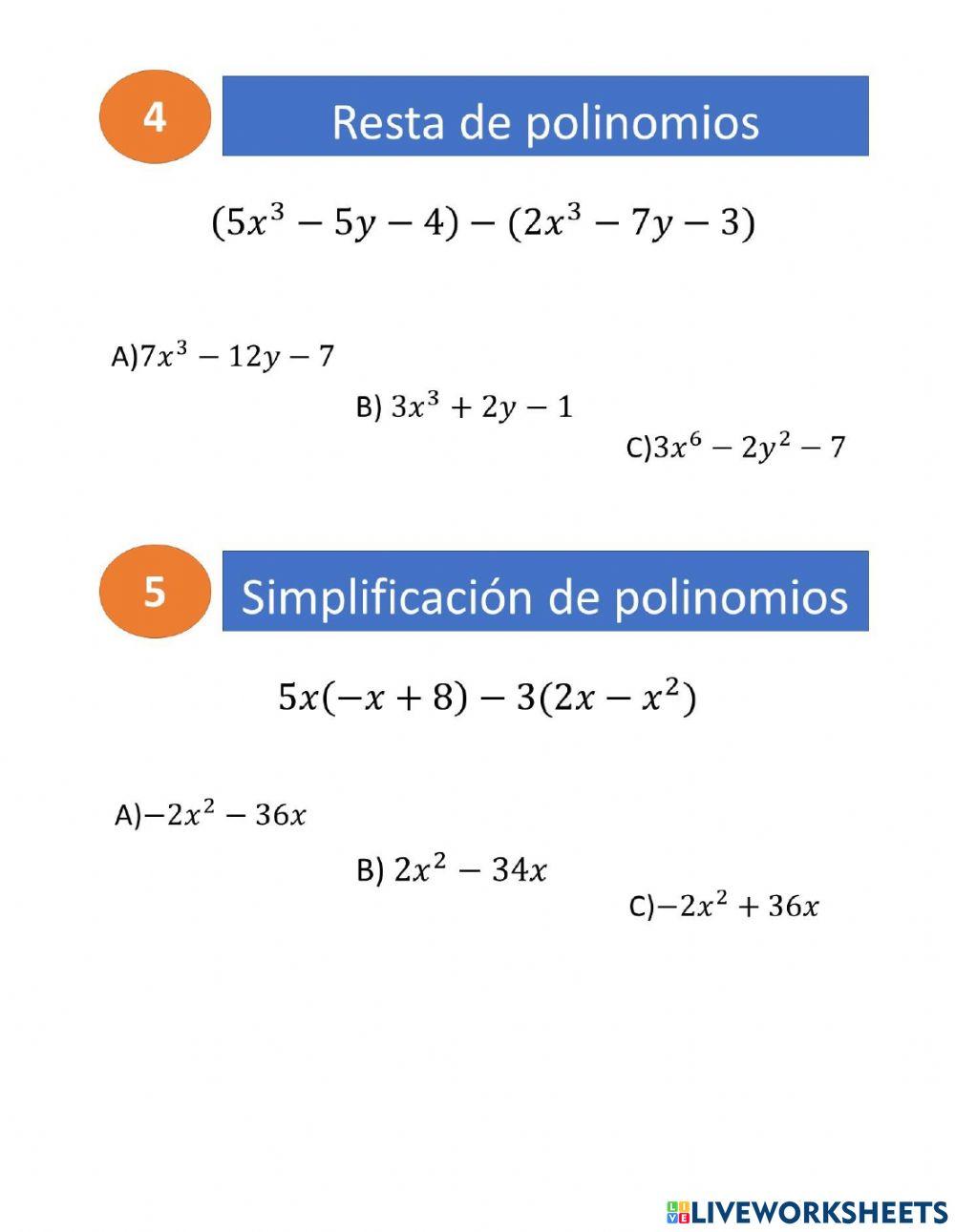 Repaso Expresiones Algebraicas y Productos Notables