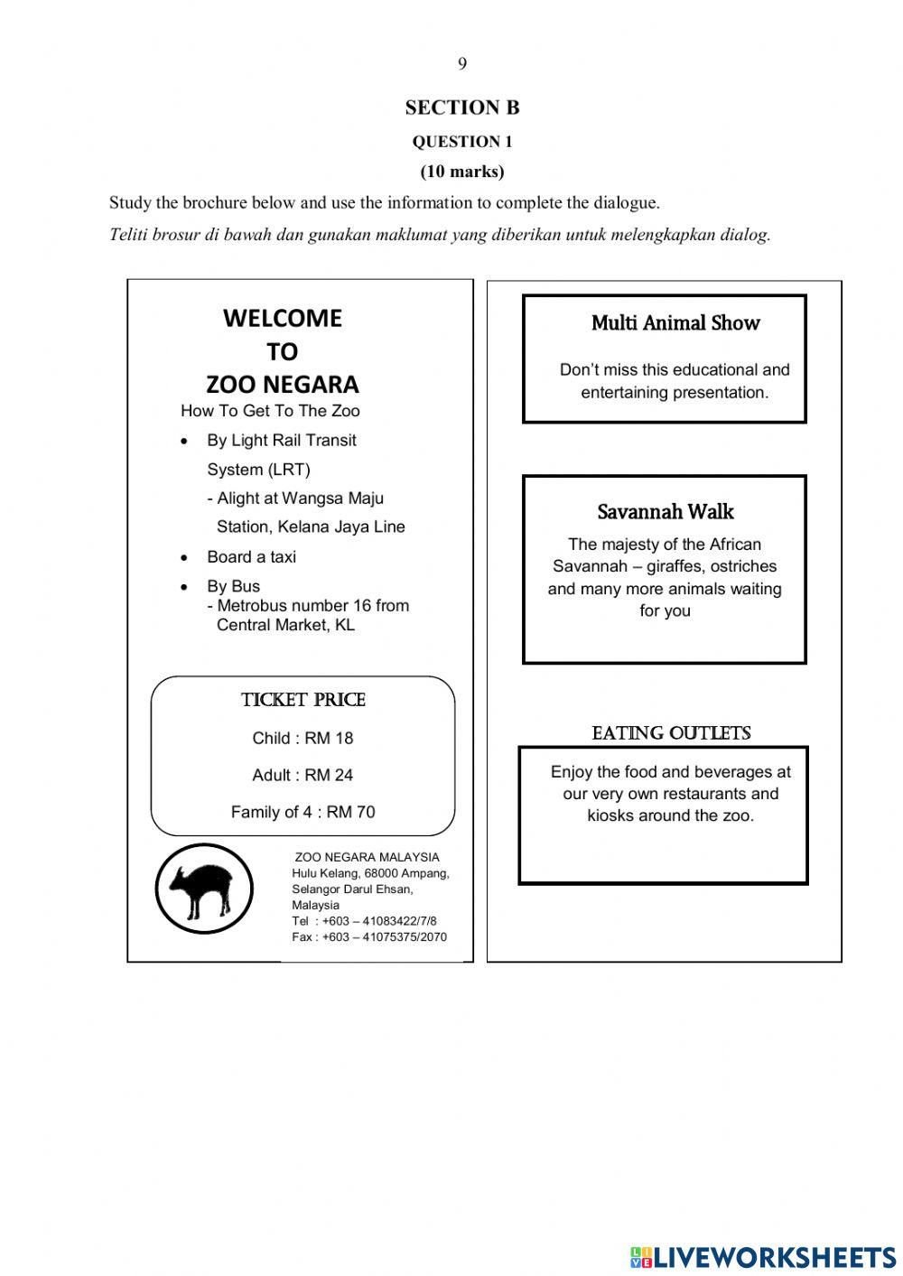 Year 6 Summative Test Section A