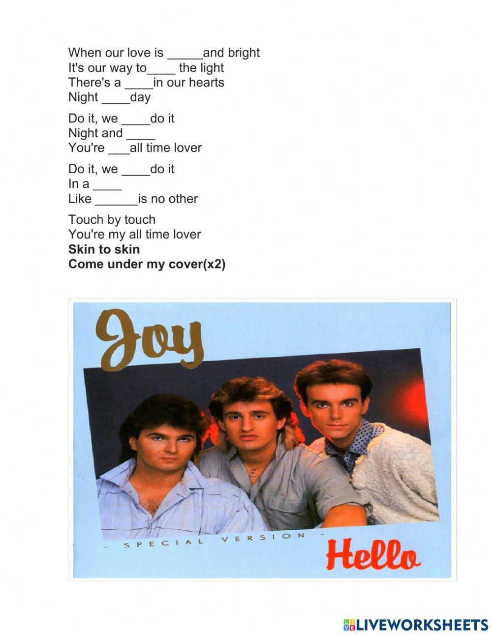 Touch by touch by Joy