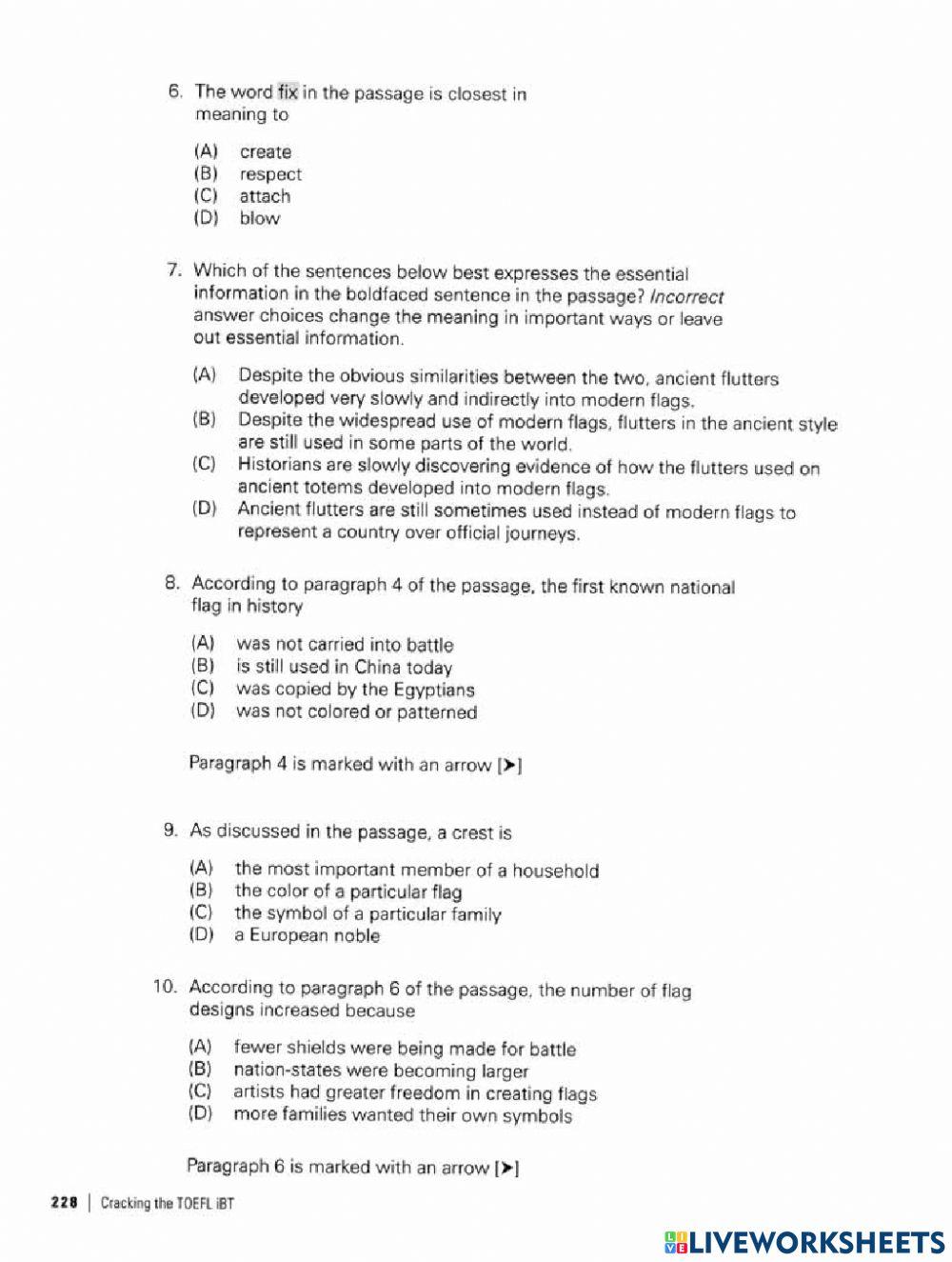 Reading drill 1 and 2